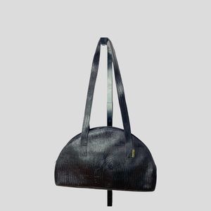 Paquetage Paris vintage leather texture dome bag